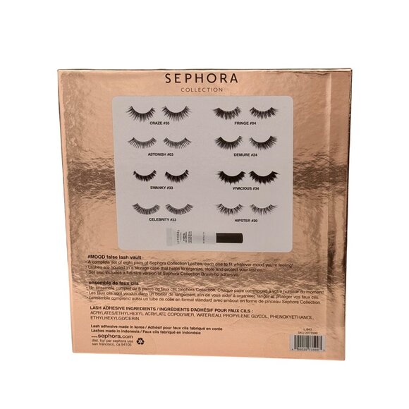 Sephora Collection #Mood False Lash Vault - Eye Lashes MUA Adhesive Glue Makeup - Picture 8 of 9